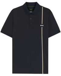 BOSS - Toc Game 3 Striped Short-Sleeve Polo Shirt - Lyst