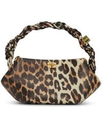 Ganni - Bou Leopard-print Mini Bag - Lyst