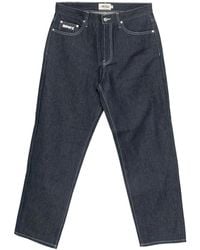 Awake Couture - Contrast-Stitch Straight-Leg Jeans - Lyst