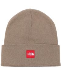 The North Face - Logo-Patch Ribbed-Knit Beanie Hat - Lyst