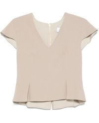 DE SANTIS - V-Neck Top - Lyst