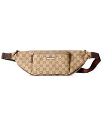 Gucci - Large Flatpack Gg Canvas Belt Bag - Lyst