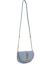 Fendi - Lettering Chain Cross Body Bag - Lyst
