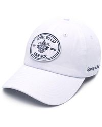 Sporty & Rich - Logo-Patch Baseball Cap - Lyst