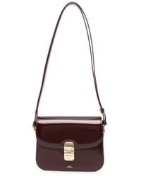 A.P.C. - A. P.C. Grace Leather Mini Shoulder Bag - Lyst