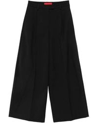 Thelatest - Pleated Wide-Leg Palazzo Pants - Lyst