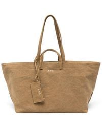 A.P.C. - Neutrals Tote Bags - Lyst