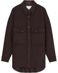 Closed - Button-Up Oversized Jacket - Lyst