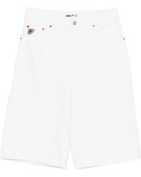 Lois - Camille Logo Patch Shorts - Lyst