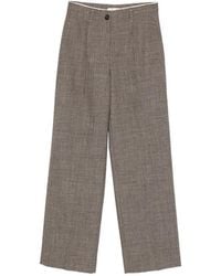 Tela - Marl-Effect Raw-Edge Trousers - Lyst