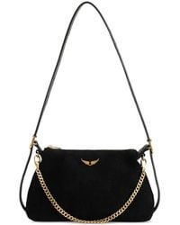 Zadig & Voltaire - Jim Mini Suede Bag - Lyst