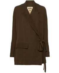Uma Wang - Khloe Wrap-Around Blazer - Lyst