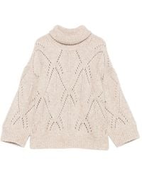 Peserico - Neutrals Knitwear - Lyst