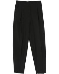 Covert - Pleated Straight-Leg Trousers - Lyst
