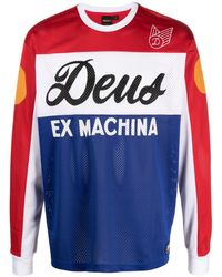 Deus Ex Machina - Panelled Logo-Print Sweatshirt - Lyst