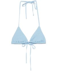 Frankie's Bikinis - Nick Tie-Detail Bikini Top - Lyst