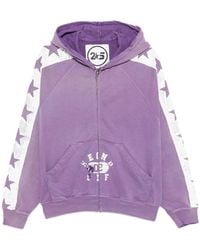 Secnd Slf - Star-Print Zip-Up Hoodie - Lyst