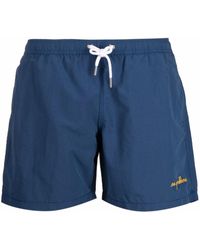 Maison Labiche - Embroidered Swimming Trunks - Lyst