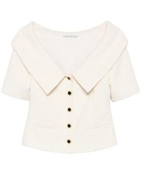 Alessandra Rich - Neutrals Jackets - Lyst