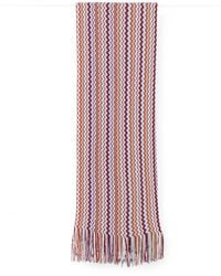 Missoni - Zig-Zag Pattern Fringed Scarf - Lyst