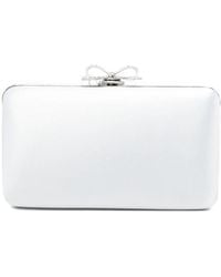 Self-Portrait - Bow-Detail Mini Clutch Bag - Lyst