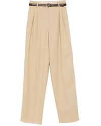 Max Mara - Straight Trousers - Lyst