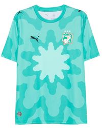 PUMA - X Fif X Salehe Bembury Graphic-Print Logo-Patch T-Shirt - Lyst