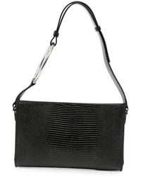 Dondup - Ring-Handle Lizard-Effect Tote Bag - Lyst