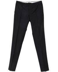 Incotex - Flat-Front Wool Trousers - Lyst