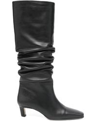Alohas - Kalila Slouchy Square-Toe Boots - Lyst