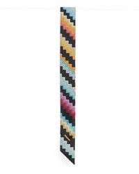 Missoni - Zigzag-Print Skinny Scarf - Lyst