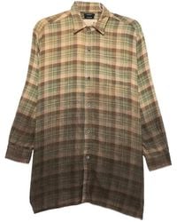 R13 - Check-Print Distressed-Effect Shirt - Lyst