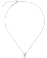 YVMIN - Woven Mini Rabbit Pendant Necklace - Lyst