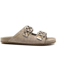 Burberry - Neutrals Sandals - Lyst