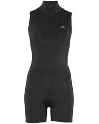 Adidas X Entire Studios - X Entire Studios Logo-Print Jumpsuit - Lyst