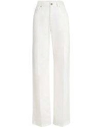 Brunello Cucinelli - Wide Trousers - Lyst
