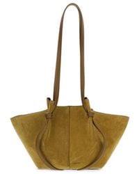 Yuzefi - Mochi Suede Shoulder Bag - Lyst