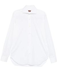 Barba Napoli - Curved-Hem Shirt - Lyst