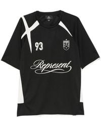 Represent - Star Football Logo-Print T-Shirt - Lyst
