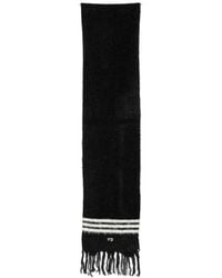 Y-3 - 3-Stripes Fringed Scarf - Lyst