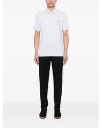 Brunello Cucinelli - Cotton, Cashmere And Silk French Terry Double Cloth Trousers - Lyst