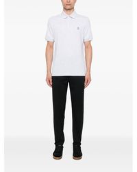 Brunello Cucinelli - Cotton, Cashmere And Silk French Terry Double Cloth Trousers - Lyst