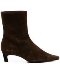 Alohas - Suede Pointed-Toe Ankle Boots - Lyst