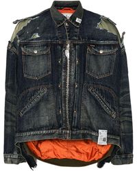 Maison Mihara Yasuhiro - Layered Denim Jacket - Lyst