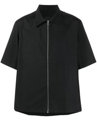 Givenchy - Zip-Up Cotton Shirt - Lyst