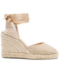 Castañer - Tie Fastening Wedge Heel Shoes - Lyst