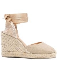 Castañer - Tie Fastening Wedge Heel Shoes - Lyst