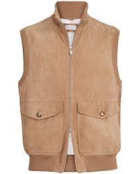 Brunello Cucinelli - Neutrals Jackets - Lyst