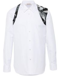 Alexander McQueen - Harness Wax Flower-Print Shirt - Lyst