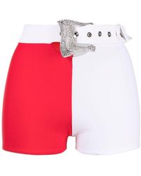 Poster Girl - Patricia Buckle-Detail Swim Shorts - Lyst